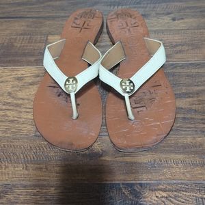 Tory Burch used cream color sandals
